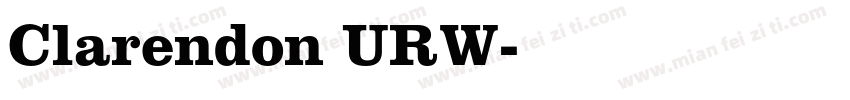 Clarendon URW字体转换